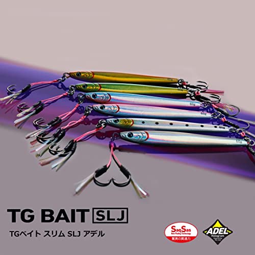 ダイワ(DAIWA) メタルジグ TGベイトスリム SLJ 80g アデルフラッシュ赤金 - BanzaiHobby