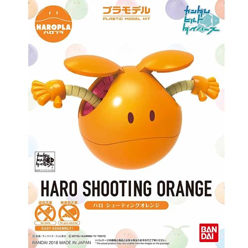 Haropla Gundam Build Divers Haro Shooting Orange Color-coded Plastic Model - BanzaiHobby