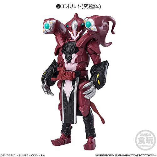 SHODO-O Kamen Rider 10 (10 pieces) Candy Toy/Chewing Gum (Kamen Rider Series) - BanzaiHobby