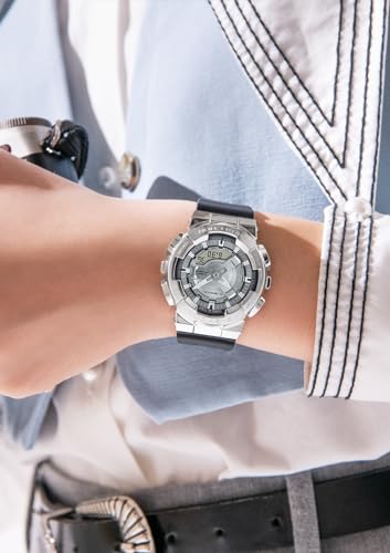 [カシオ] 腕時計 ジーショック 【国内正規品】 ミッドサイズモデル メタルカバード GM-S110-1AJF レディース ブラック - BanzaiHobby