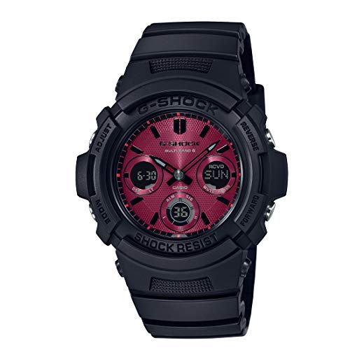 [カシオ] 腕時計 ジーショック Black and Red Series AWG-M100SAR-1AJF メンズ - BanzaiHobby