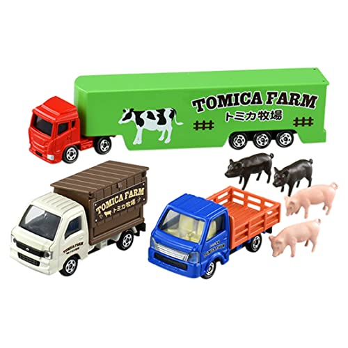 タカラトミー(TAKARA TOMY) トミカ ギフト ようこそ! トミカ牧場 トラックセット ミニカー おもちゃ 3歳以上 - BanzaiHobby