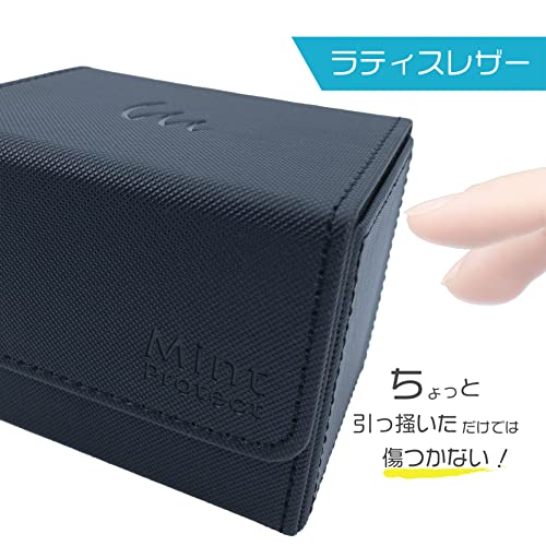 Mint Protect デッキケース サイドローダー 100 ポケカ カードケース (ブラック) - BanzaiHobby