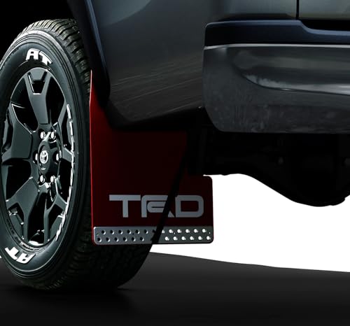 TRD MS328-0K001 Mud Flap Red Hilux (12# Series) MS328-0K001 - BanzaiHobby