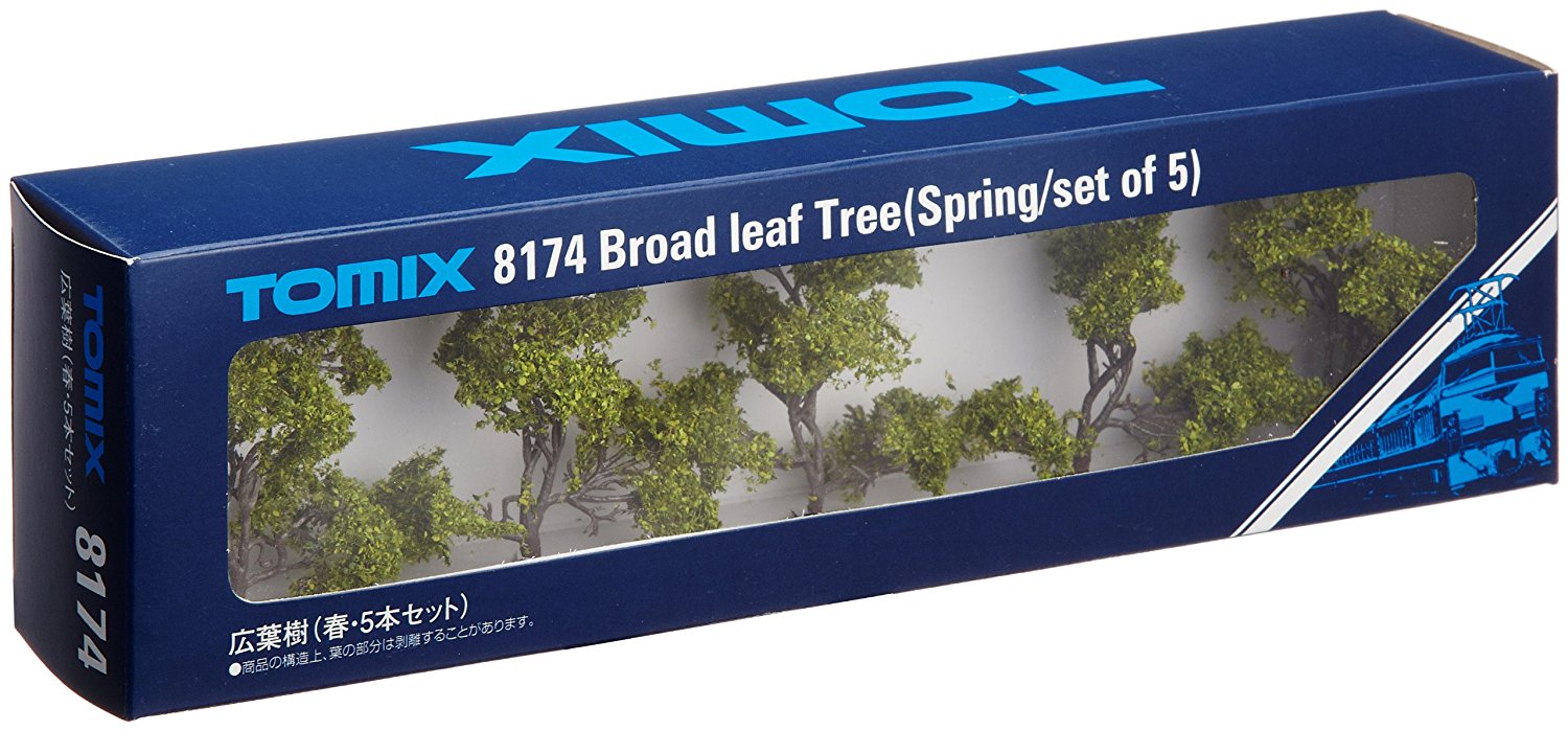 Broad Leaf Tree Spring Set of 5