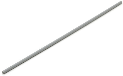 Plastic Round Bar Gray Outside Diameter 4.0mm 4pcs