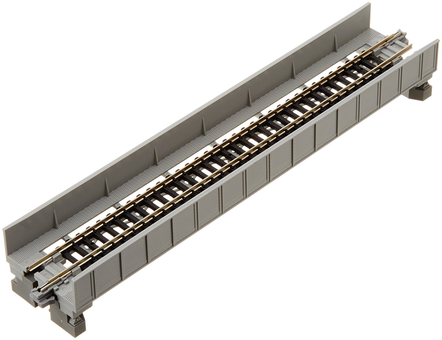 20-452 Unitrack Single Plate Girder Bridge 186mm 7 5/16`` Gray