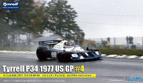 GP40 Tyrell P34 1977 America GP #4 Patrick Depailler 1/20