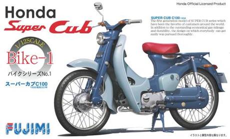 Bike01 Honda Super Cub 1958 1/12
