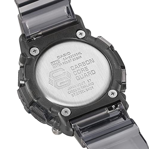 [ジーショック] GA2200SKL-8A サウンドウェーブ スケルトンシリーズ 腕時計 ブラック クリアブラック One Size - BanzaiHobby