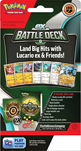 Pokémon TCG: Lucario ex Battle Deck (Ready-to-Play 60-Card Deck) - BanzaiHobby