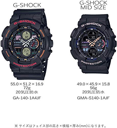 カシオ CASIO 腕時計 ジーショック G-SHOCK ニュートラルカラーシリーズ ミッドサイズモデル GMA-S140NC-5A1 メンズ 人気カラー [1 - BanzaiHobby