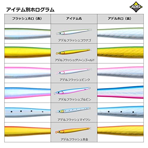 ダイワ(DAIWA) メタルジグ TGベイトスリム SLJ 80g アデルフラッシュ赤金 - BanzaiHobby