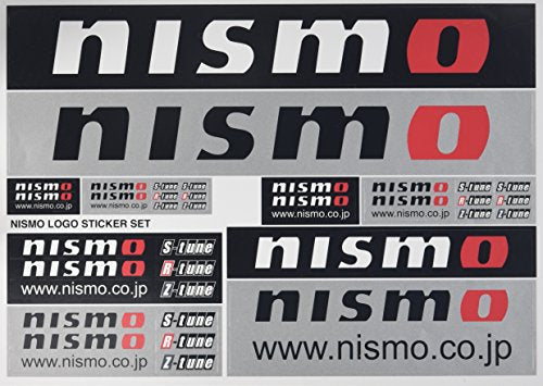nismo ( ニスモ ) ロゴ ステッカーセット(A4サイズ) 99992-RN237 - BanzaiHobby
