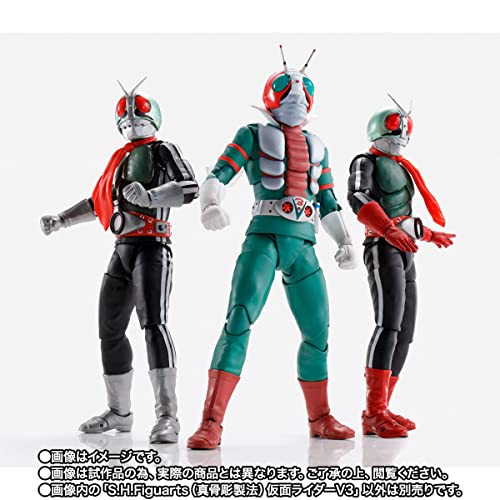 仮面ライダー フィギュア 3体セット S.H.フィギュアーツ (真骨彫製法) 仮面ライダーV3 約145mm ABS&PVC&