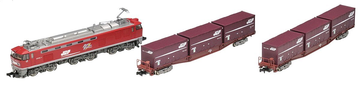 J.R. Type EF510 & Container Train Set (3-Car Set)