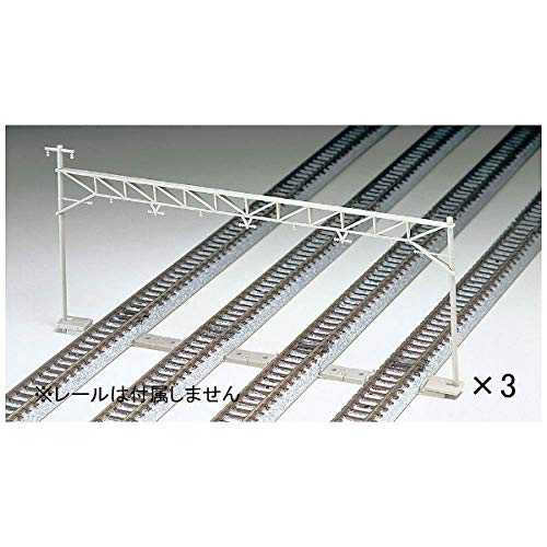 Overhead Wire Mast for 4 Tracks (Modern Type/Set of 3)