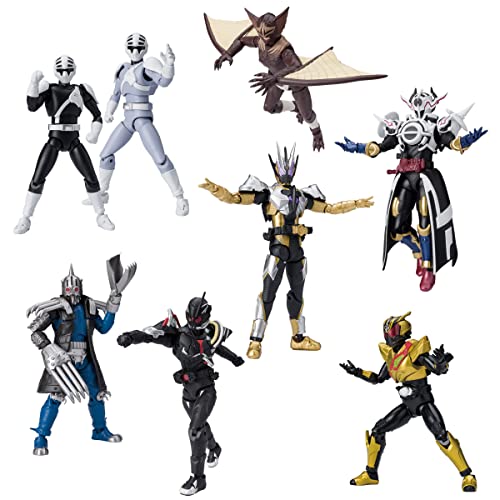 SHODO-O Kamen Rider 9 [Set of 7 types (full complete)] Candy toy *7. The color of the chap cannot be selected as it is randomly included - BanzaiHobby