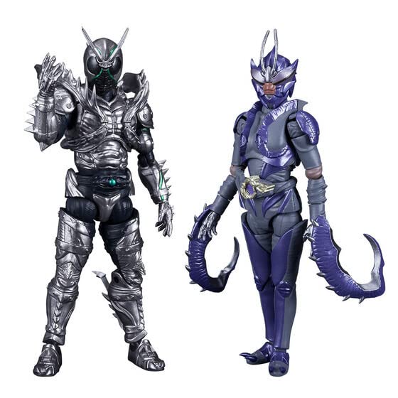 Shodo-XX Kamen Rider SHADOWMOON & Mantis Monster Set Kamen Rider BLACK SUN - BanzaiHobby