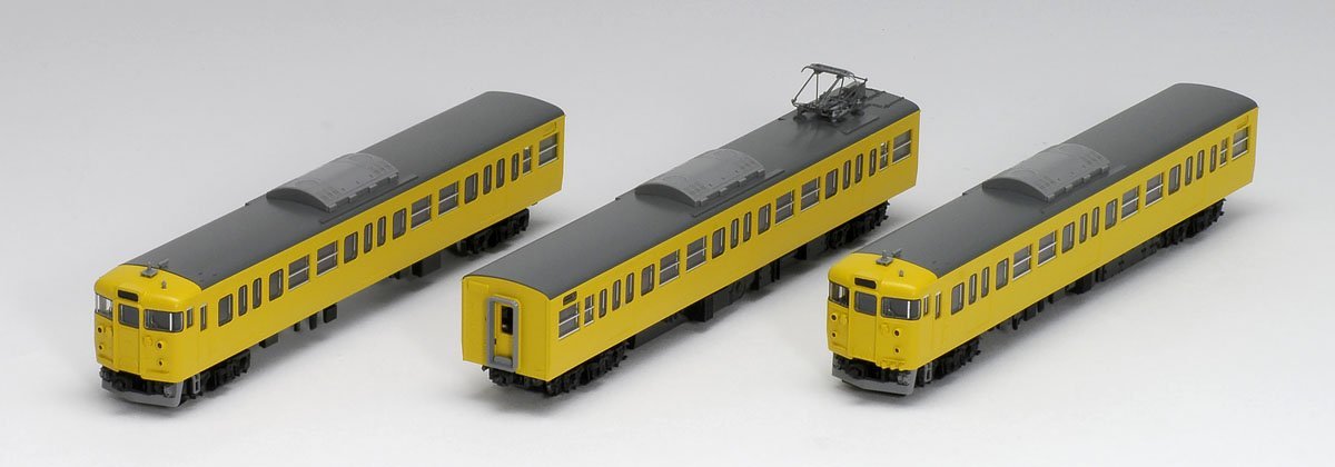 Series 115-300 (Okayama Train Yard, Unit D/Yellow) 3 Car Set