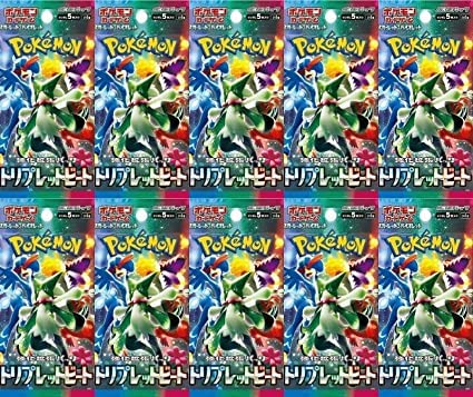 Pokemon Card Game Scarlet & Violet Enhancement Expansion Pack Triplet Beat [10 Packs] - BanzaiHobby