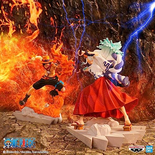 ワンピース 戦光絶景 ポートガス・D・エース&amp;ヤマトSET Amazon.co.jp: 戦光絶景 ワンピース ヤマト ポートガス D エース