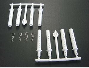 66210 5mm 6mm Extension Body Post White