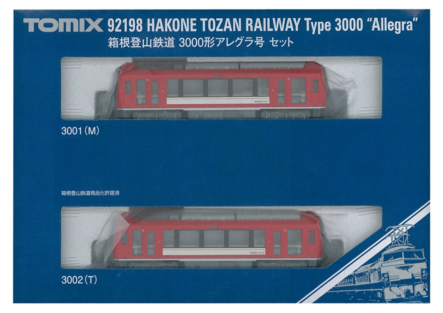 Hakone Tozan Railway Type 3000 `Allegra` (2-Car Set)