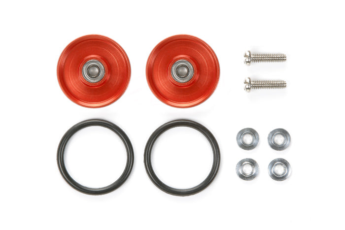 94851 JR 17mm Alum BR Rollers Dish - Red