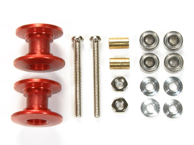 94980 JR LW Double Alum Rollers - 13-12mm/Red