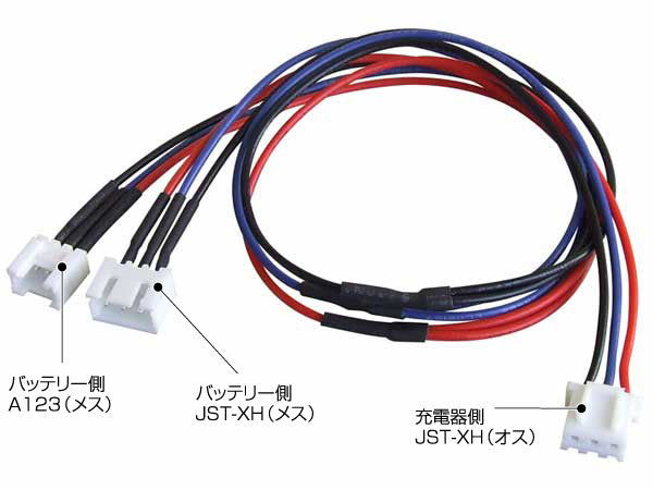CN205L JST-XH & A123 TWO-WAY CODE 30cm