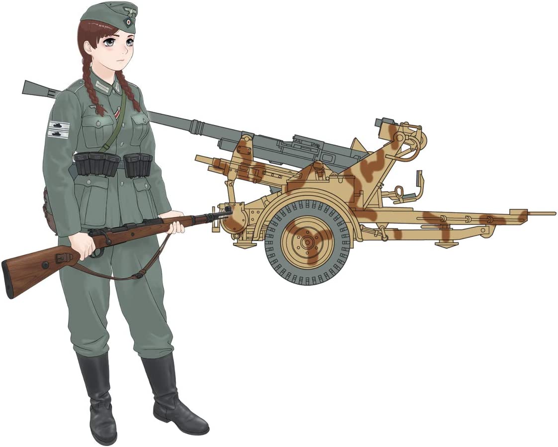 HC6 Rekiso Wotome Hannah w/3.7cm Flak 37 AA Gun
