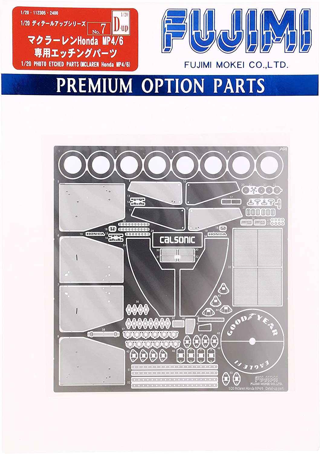 for MP4/6 Japan GP Etching Parts