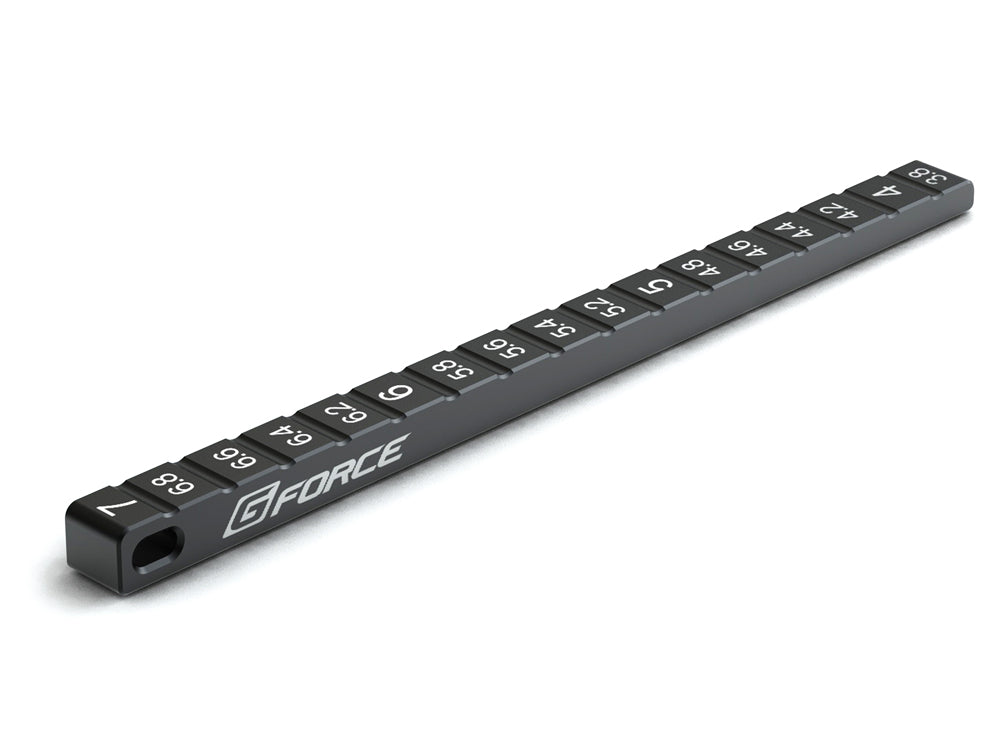 G0117 Ride Height Gauge 3.8-7.0mm(Black)