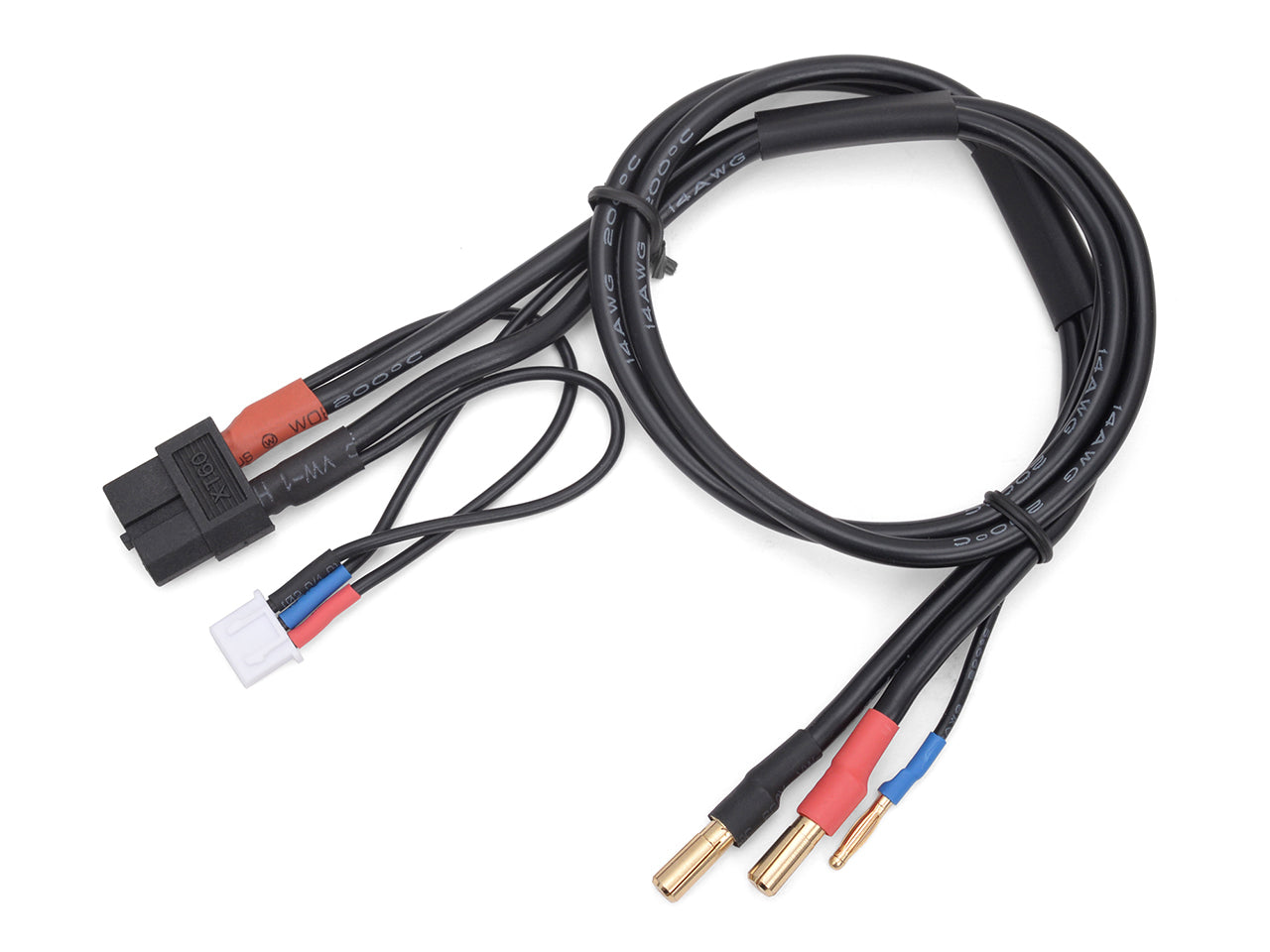 G0285 XT60/4mm banana 2S charging cable (50cm)