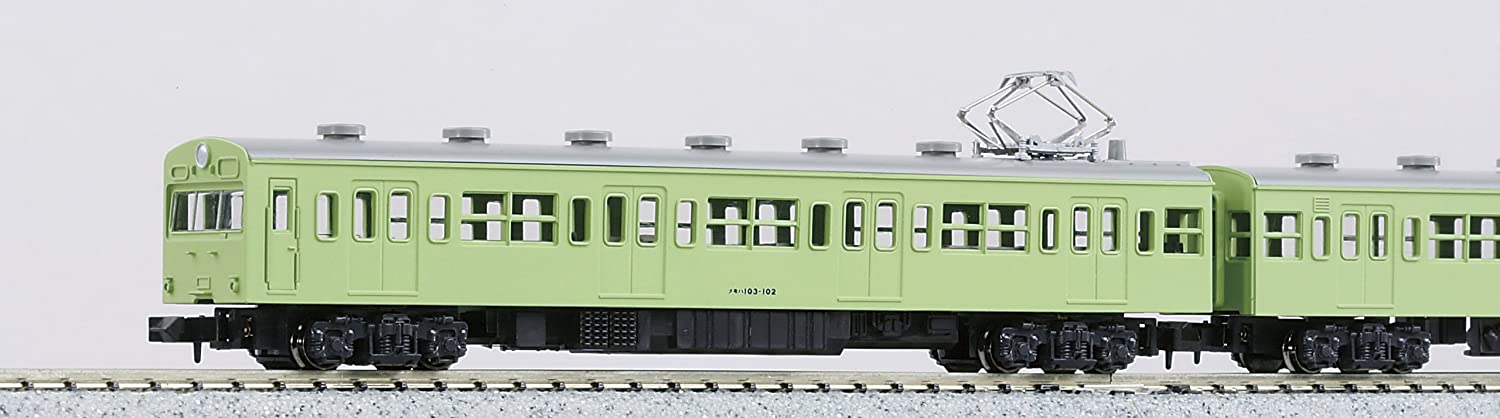 10-037 < KOKUDEN #003 > Commuter Train Series 103 (Yellow Green)