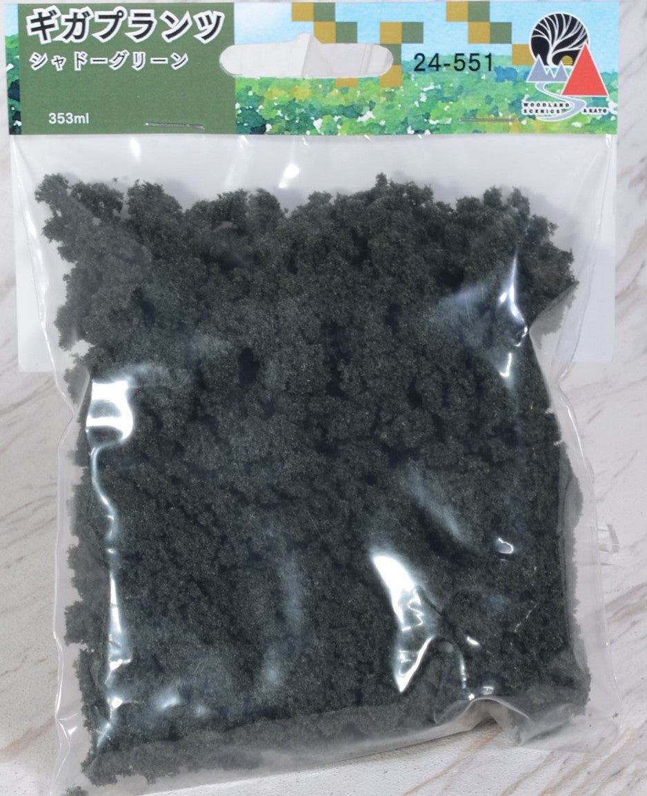 24-551 [Diorama Material] Giga Plants (Clump Foliage) Shadow Gre