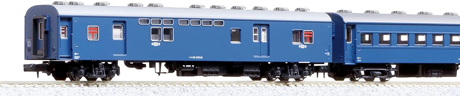 10-034-1 Old Passenger Car Set (Blue) (4-Car Set)