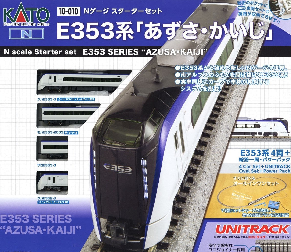 [PO MAY 2023] 10-028 N Scale Starter Set Series E353 `Azusa, Kai