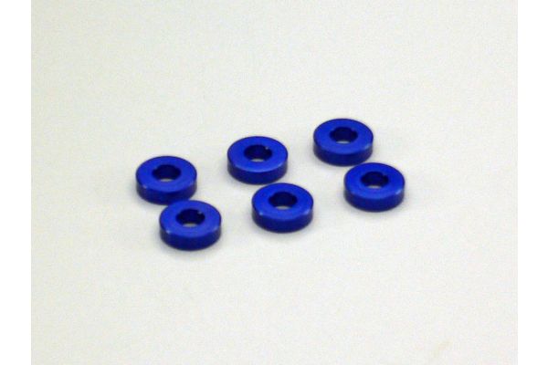 W0144 Aluminum Collar (3x7x2/Blue/6Pcs)