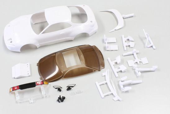 MZN125 Celica GT-FOUR White Body Set (Unpainted)