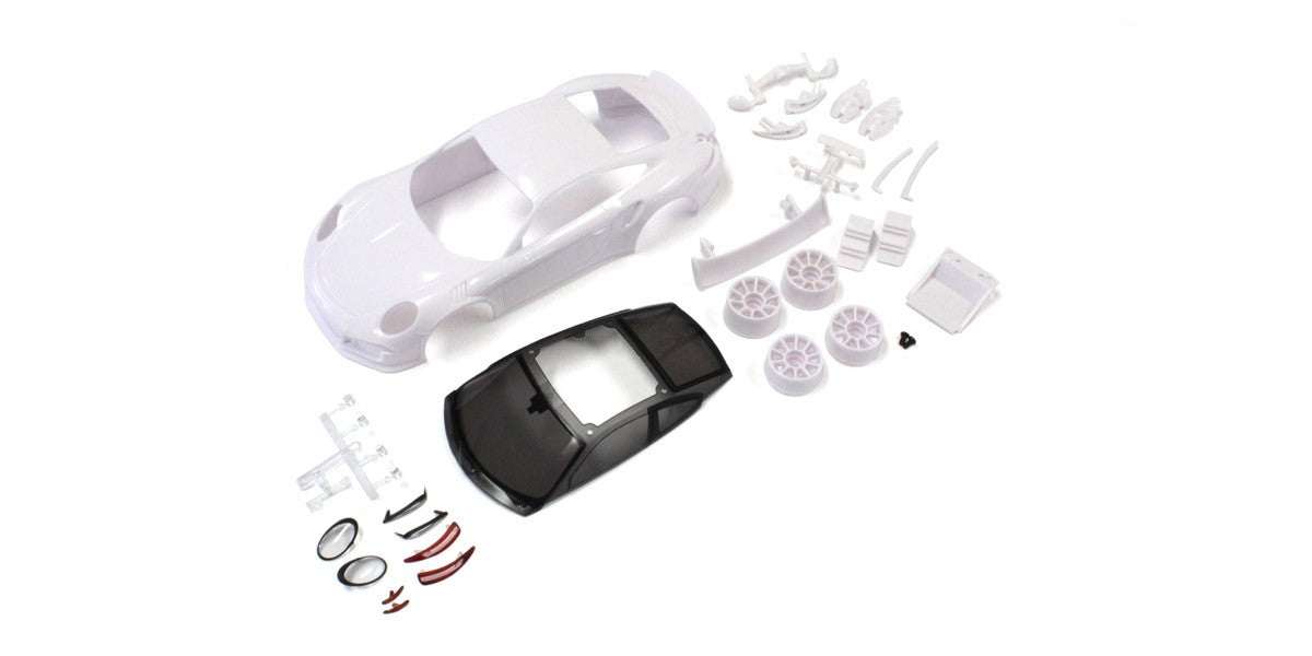 MZN180 Porsche 911 GT 3 RS White Body Set with Wheels
