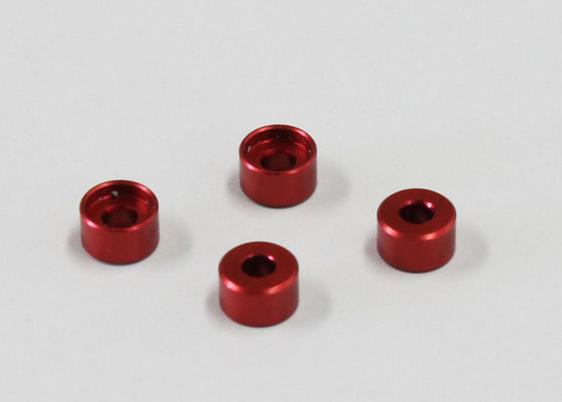 MZW418-30 Aluminum Friction Mount (3.0mm / Red / 4pcs)