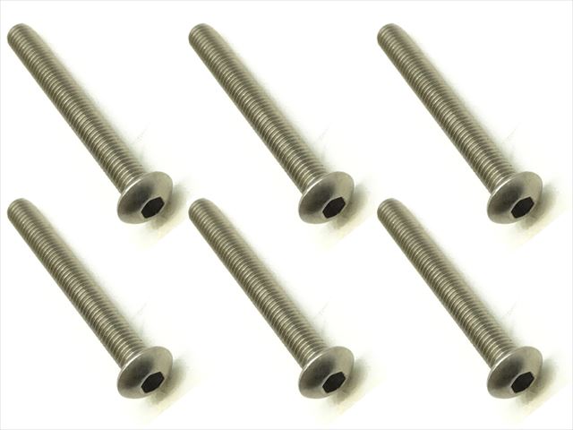 NTR-327 3x27 Titanium hex Pan Head Screw (6 pcs.)