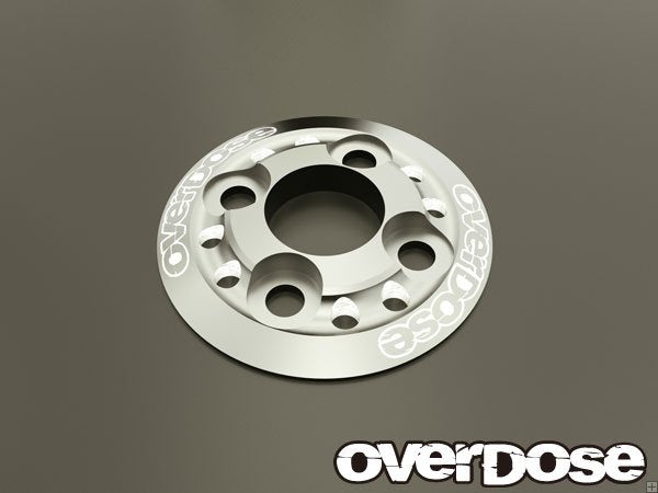 OD1105 Spur Gear Support Plate Type-2 (Silver)