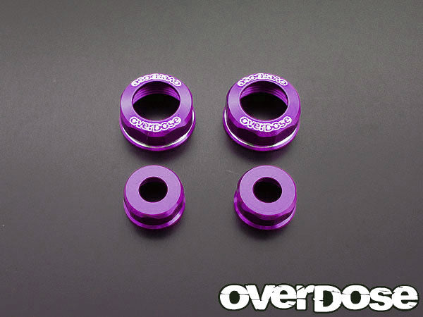 OD1358 Aluminum Shock Cap Set (For YOKOMO / Purple)