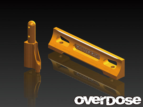 OD1401 Aluminium Battery Holder Set for Drift Package Gold