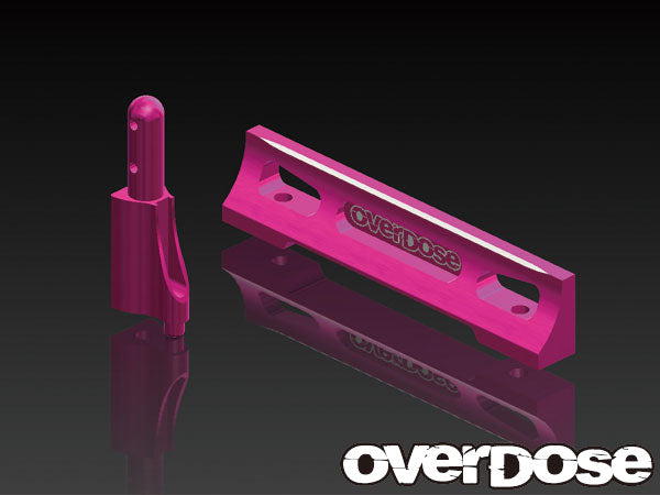 OD1403 Aluminium Battery Holder Set for Drift Package Pink