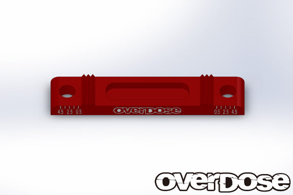 OD1951 Adjustable Sus Mount Base +0.5deg For Vacula, Divall: RED