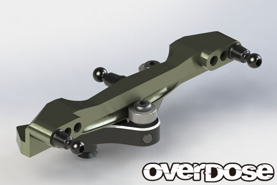 OD2553 Curved Aluminium Slide Rack Steering Set